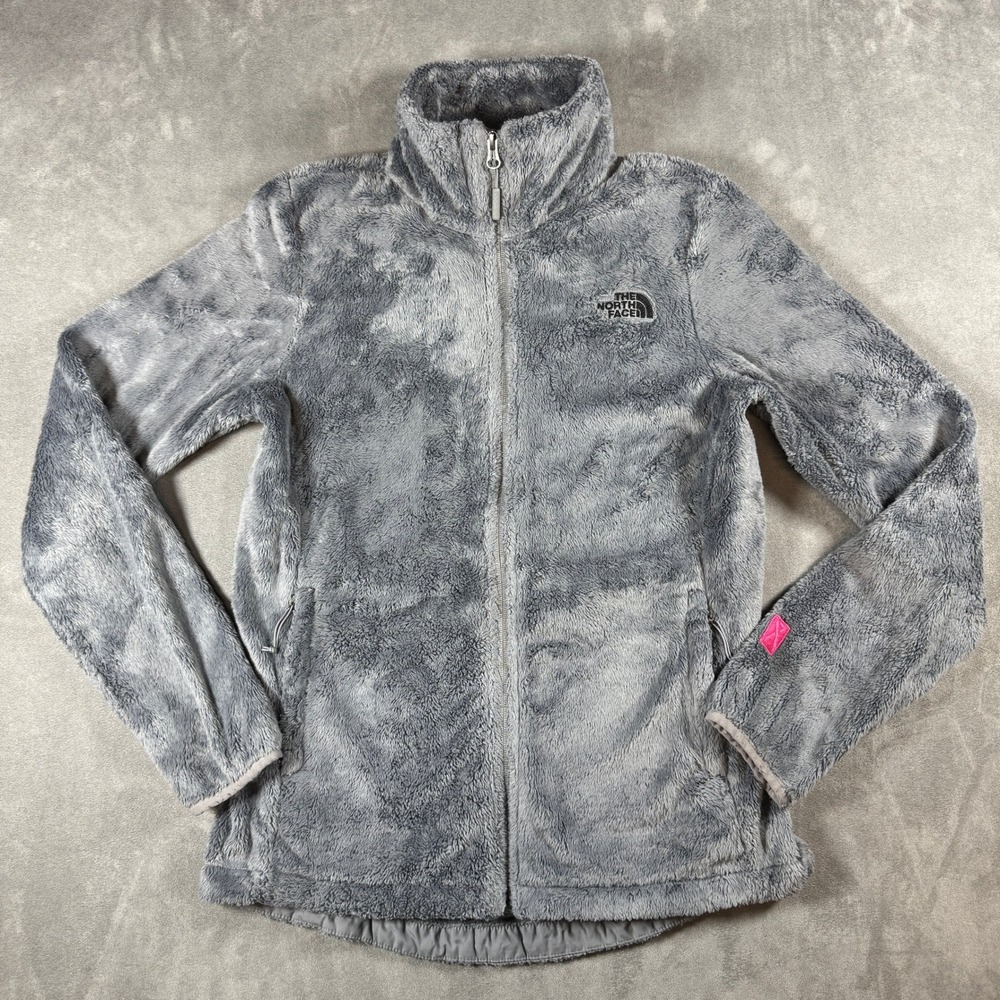 The North Face Osito 2 Fleece Jacket Womens Small Grey Full Zip